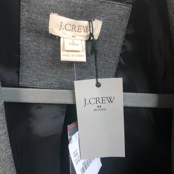 J. Crew Tipped Knit Blazer - Picture 3 of 5